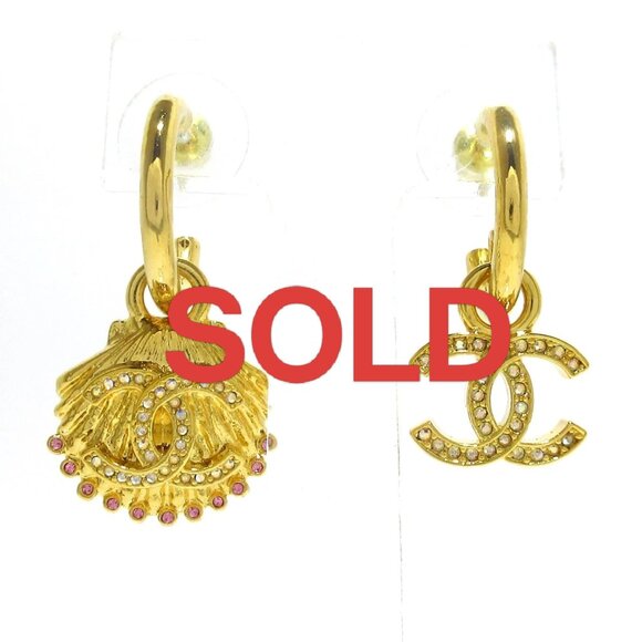 CHANEL - Gold Hardware Earrings 709-060225 - Picture 1 of 7